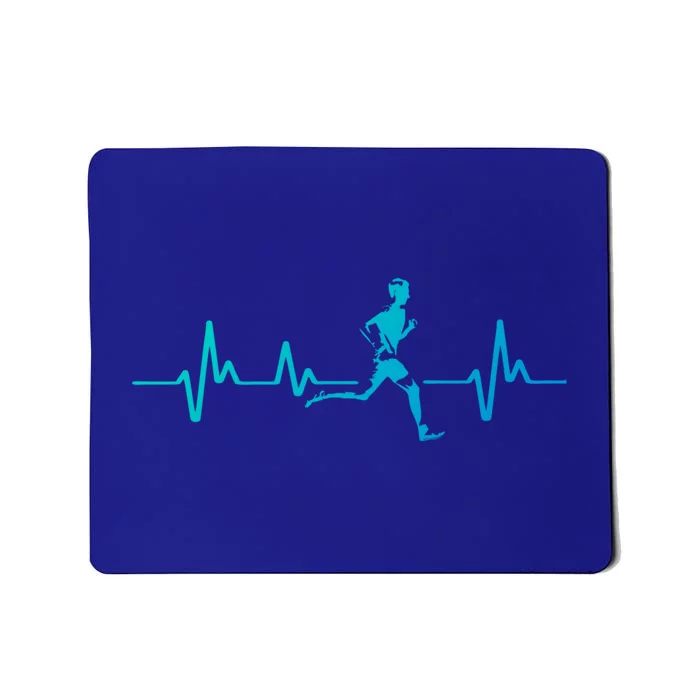 Running Heartbeat Cross Country Running Gift Gift Mousepad