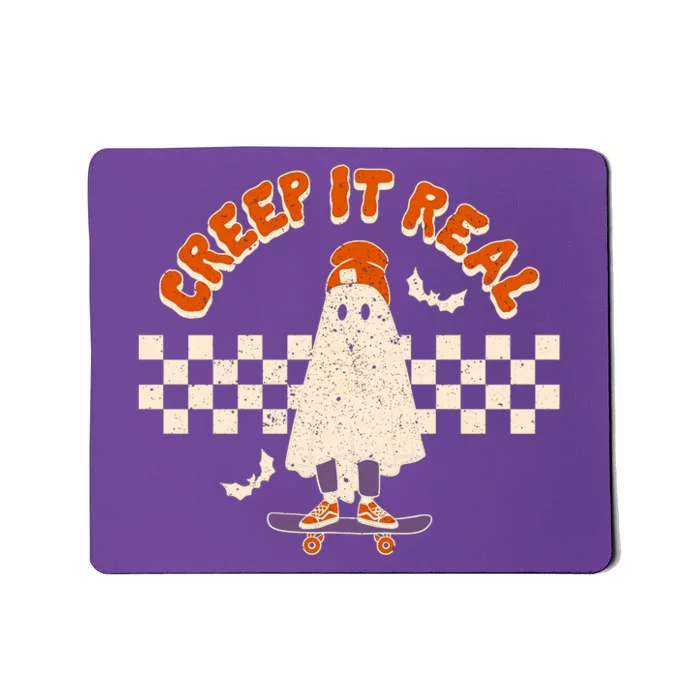 Retro Halloween Comfort Colors Shirt, Creep It Real Mousepad