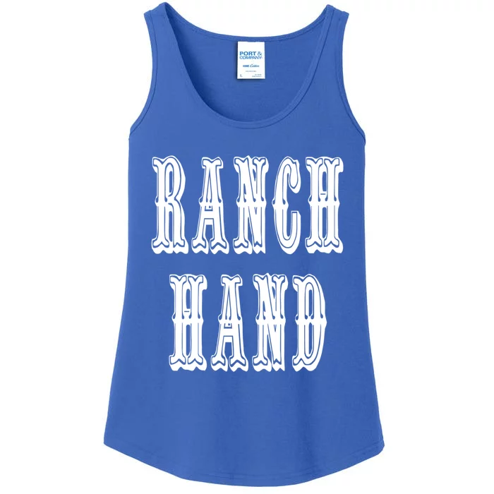 Ranch Hand Cute Gift Ladies Essential Tank