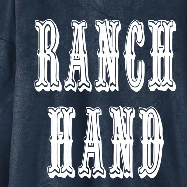 Ranch Hand Cute Gift Hooded Wearable Blanket