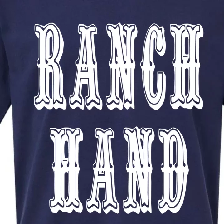 Ranch Hand Cute Gift Sueded Cloud Jersey T-Shirt