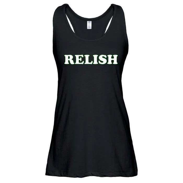 Relish Halloween Couples Costume Pretend IM Relish Ladies Essential Flowy Tank