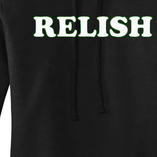 Relish Halloween Couples Costume Pretend IM Relish Women's Pullover Hoodie