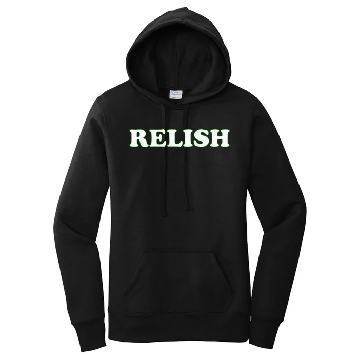 Relish Halloween Couples Costume Pretend IM Relish Women's Pullover Hoodie