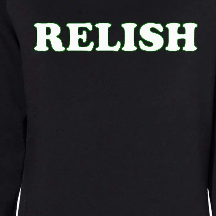 Relish Halloween Couples Costume Pretend IM Relish Womens California Wash Sweatshirt