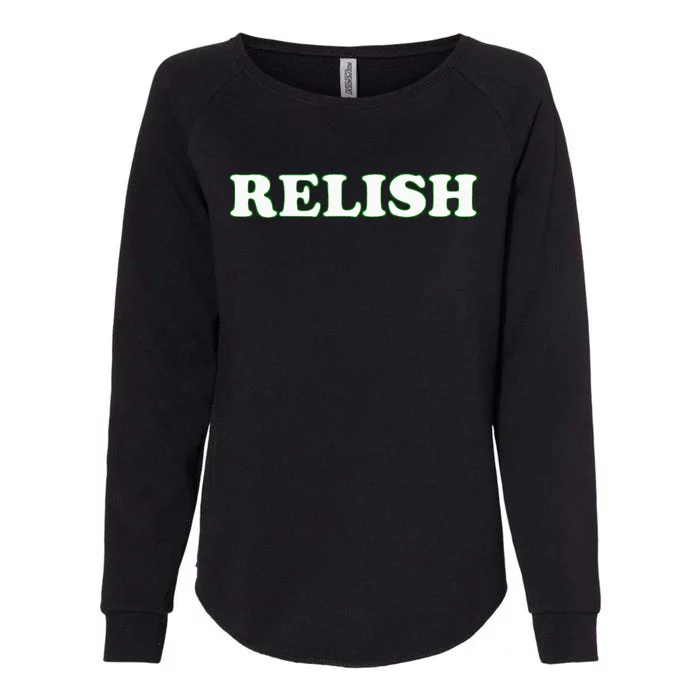 Relish Halloween Couples Costume Pretend IM Relish Womens California Wash Sweatshirt