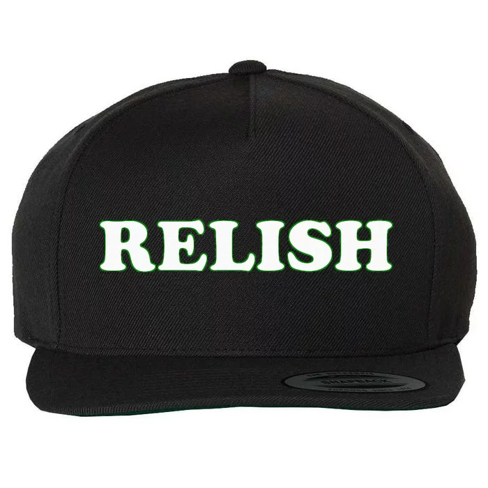 Relish Halloween Couples Costume Pretend IM Relish Wool Snapback Cap