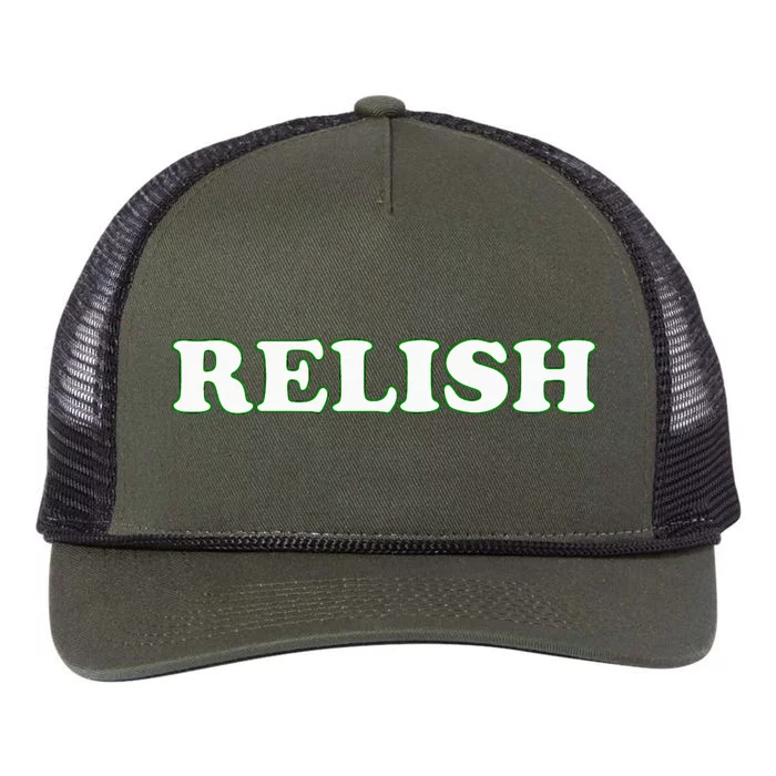 Relish Halloween Couples Costume Pretend IM Relish Retro Rope Trucker Hat Cap