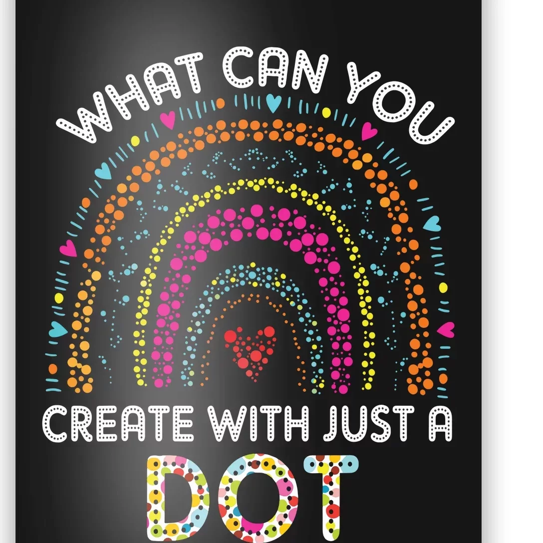 Rainbow Happy Dot Day Teacher Poster