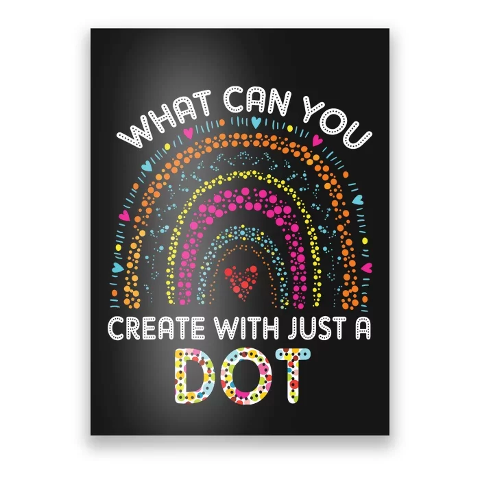 Rainbow Happy Dot Day Teacher Poster