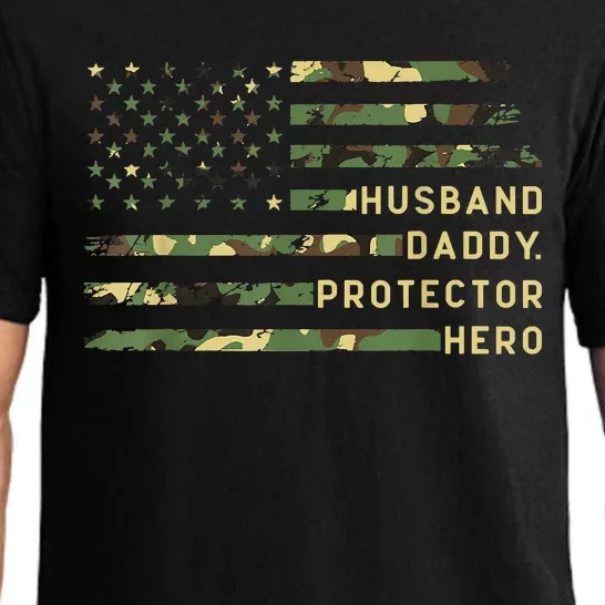 Retro Husband Daddy Protector Hero Fathers Day For Dad Pajama Set