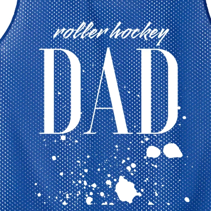 Roller Hockey Dad Game Day Biggest Fan Proud Parent Gift Mesh Reversible Basketball Jersey Tank