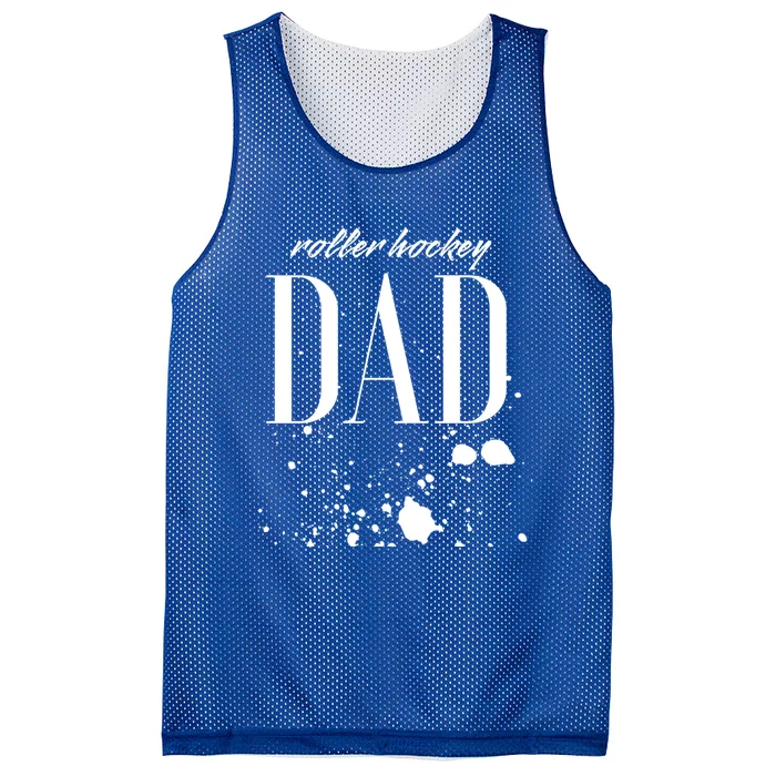 Roller Hockey Dad Game Day Biggest Fan Proud Parent Gift Mesh Reversible Basketball Jersey Tank