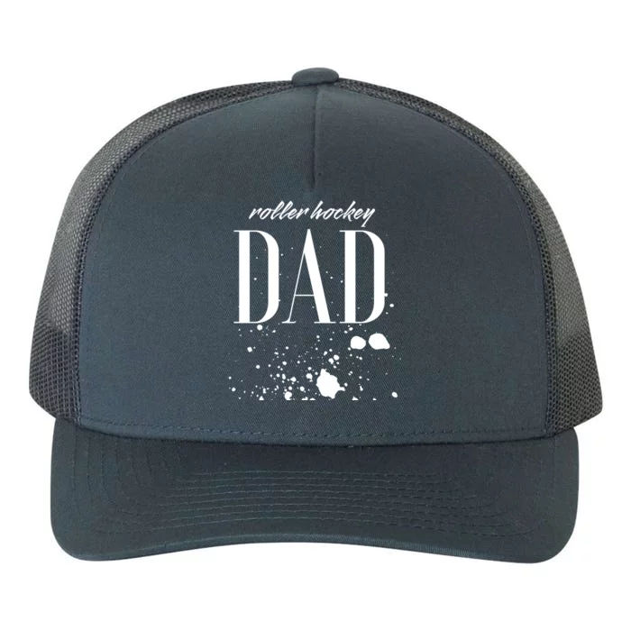 Roller Hockey Dad Game Day Biggest Fan Proud Parent Gift Yupoong Adult 5-Panel Trucker Hat