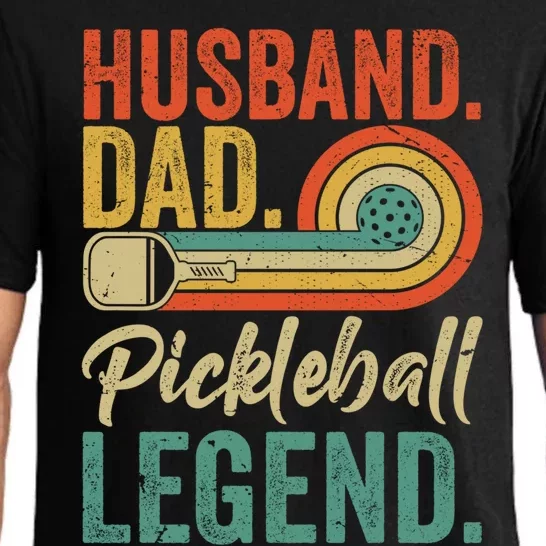 Retro Husband Dad Pickleball Legend Daddy Fathers Day Great Gift Pajama Set