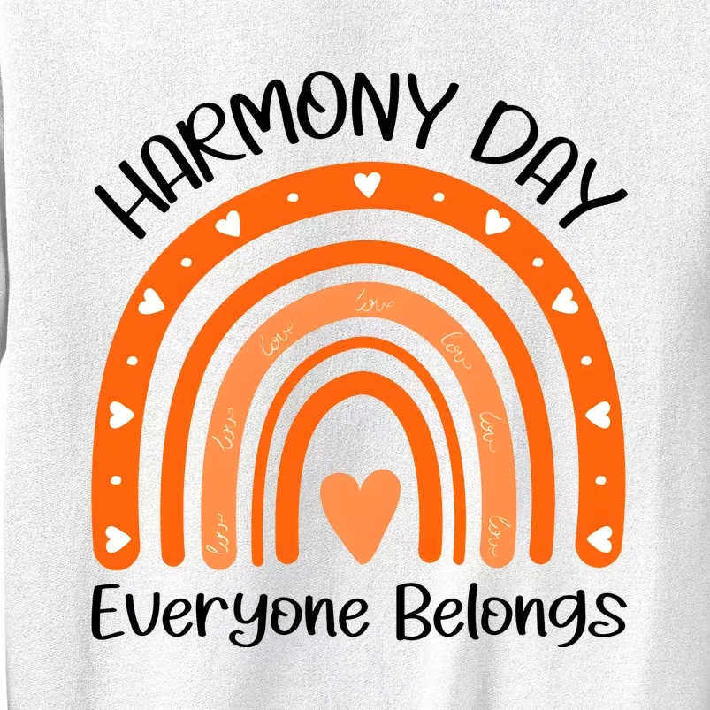 Rainbow Harmony Day Everyone Belongs Sweatshirt