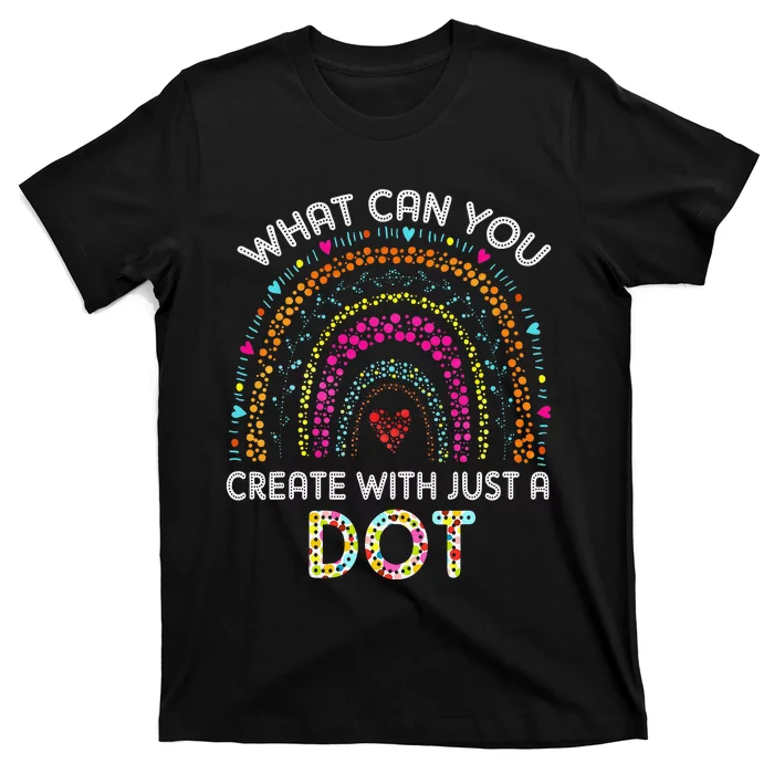 Rainbow Happy Dot Day Gift T-Shirt