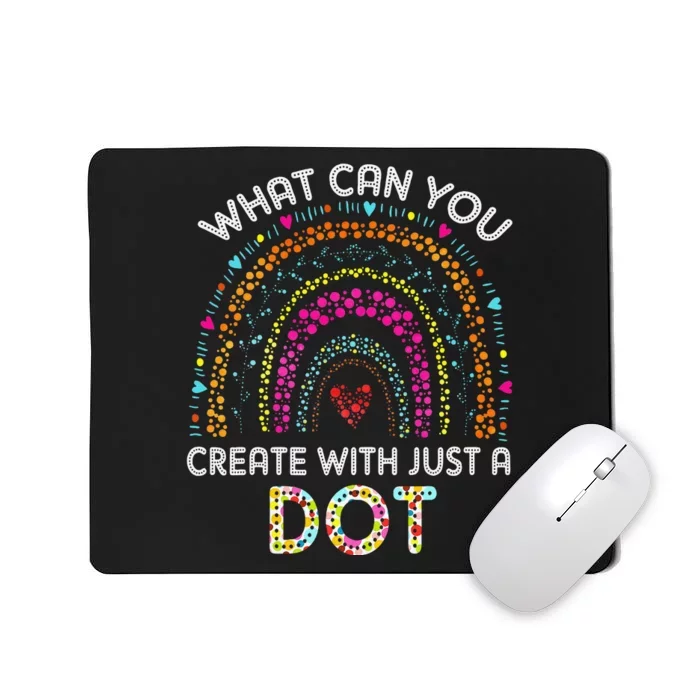 Rainbow Happy Dot Day Gift Mousepad