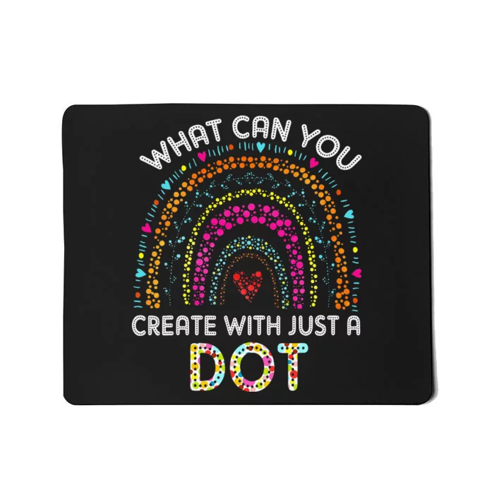 Rainbow Happy Dot Day Gift Mousepad