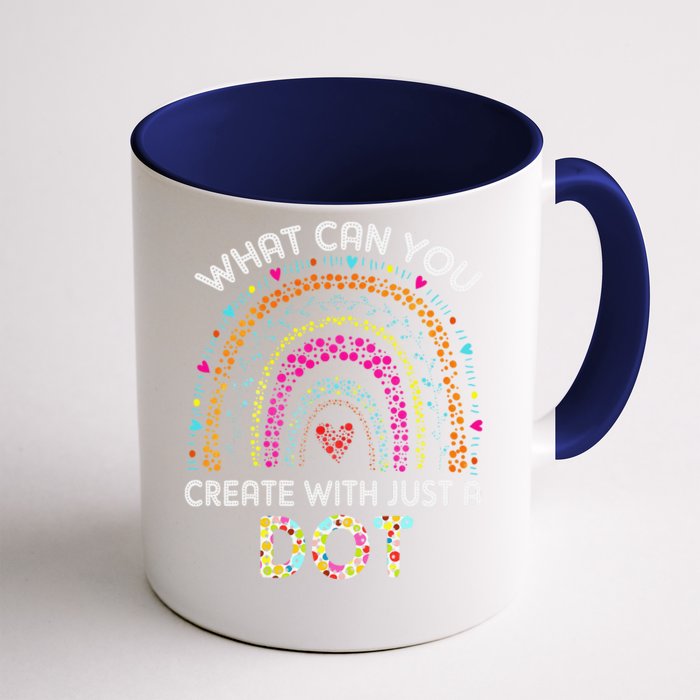 Rainbow Happy Dot Day Gift Front & Back Coffee Mug