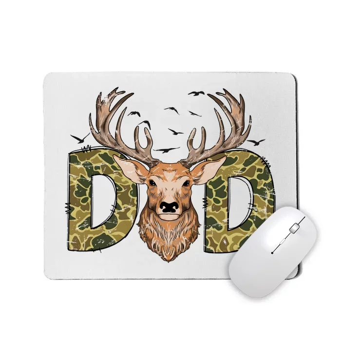 Retro Hunter Dad Deer Hunting Mousepad