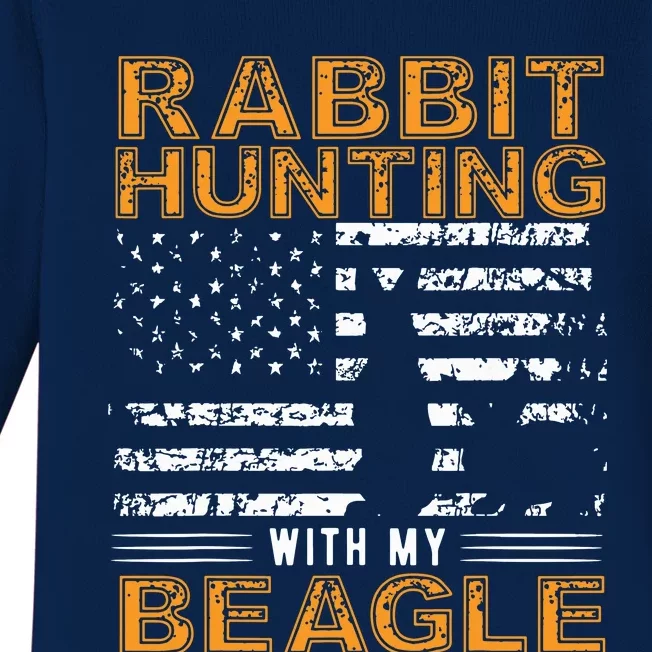 Rabbit Hunting Dog Beagle Hunter Hunting Dog Beagles Baby Long Sleeve Bodysuit