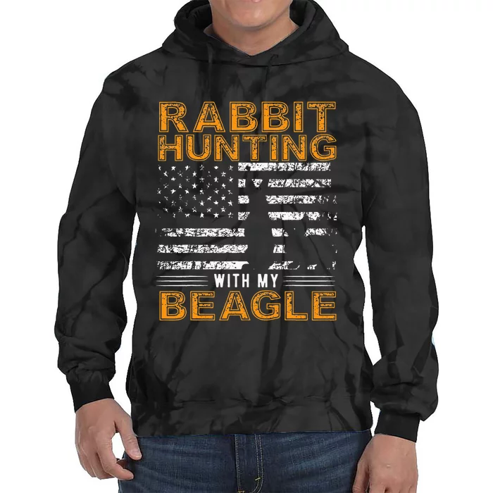 Rabbit Hunting Dog Beagle Hunter Hunting Dog Beagles Tie Dye Hoodie