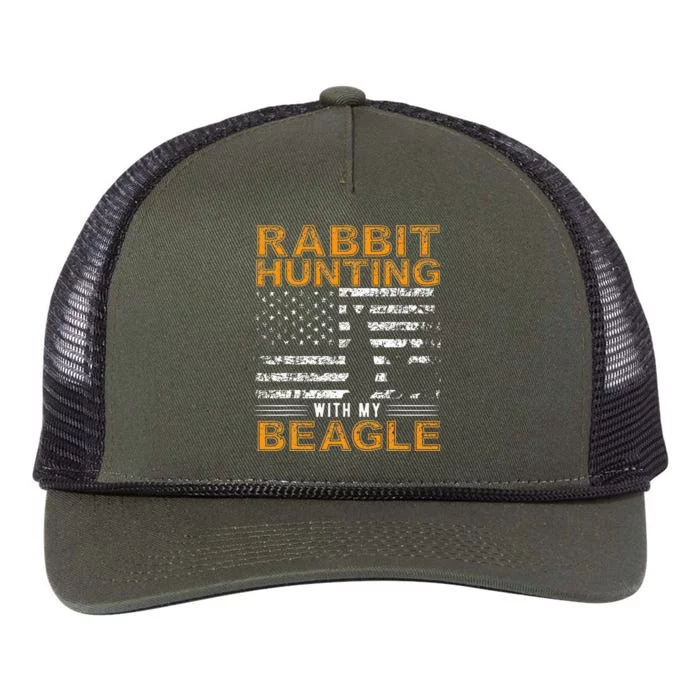 Rabbit Hunting Dog Beagle Hunter Hunting Dog Beagles Retro Rope Trucker Hat Cap