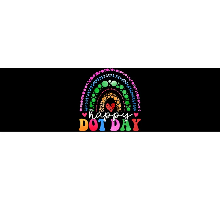 Rainbow Happy Dot Day 2024 15th September Bumper Sticker