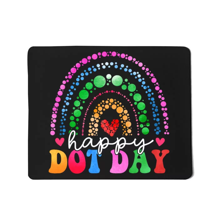 Rainbow Happy Dot Day 2024 15th September Mousepad