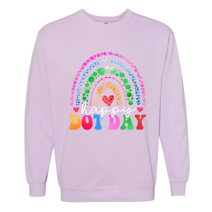 Rainbow Happy Dot Day 2024 15th September Garment-Dyed Sweatshirt