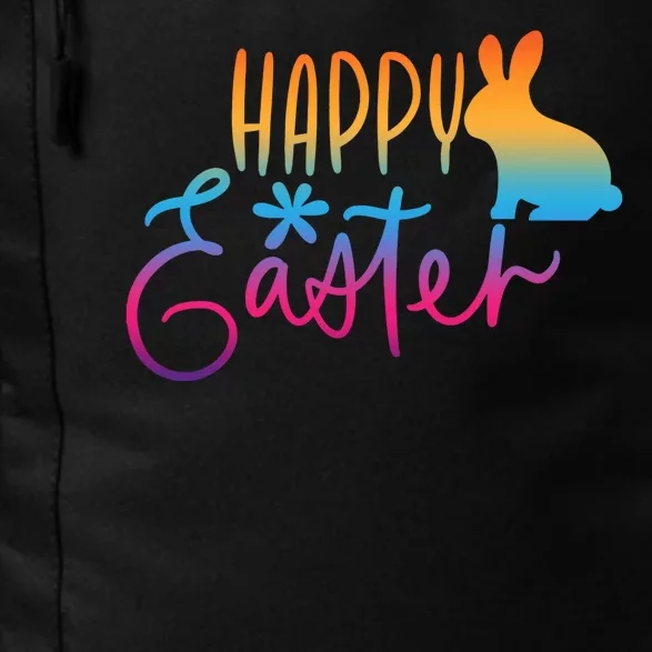 Rainbow Happy Easter Bunny Daily Commute Backpack