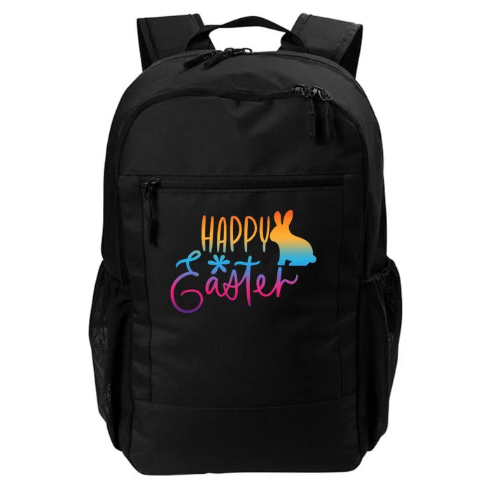 Rainbow Happy Easter Bunny Daily Commute Backpack