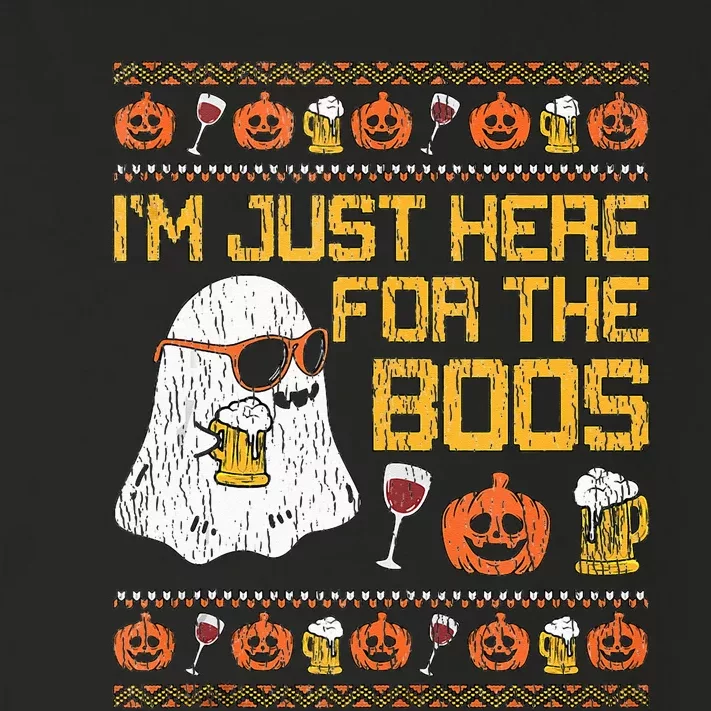 Retro Here For The Boos Ghost Halloween Costume Party Toddler Long Sleeve Shirt