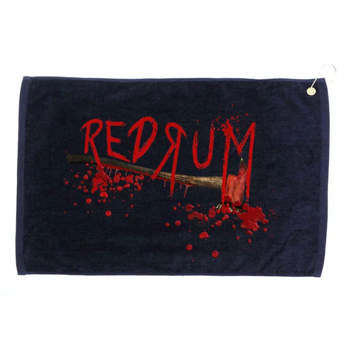 Redrum Horror Funny Graphic For All Halloween Short Sleeve Grommeted Golf Towel