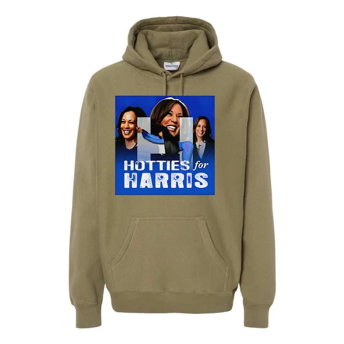 Retro Hotties For Harris Premium Hoodie