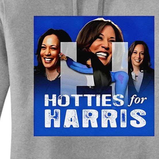 Retro Hotties For Harris Women's Pullover Hoodie