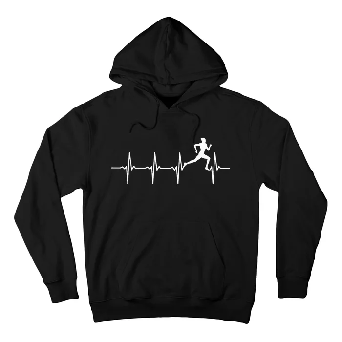 Running heartbeat for runners & joggers Hoodie