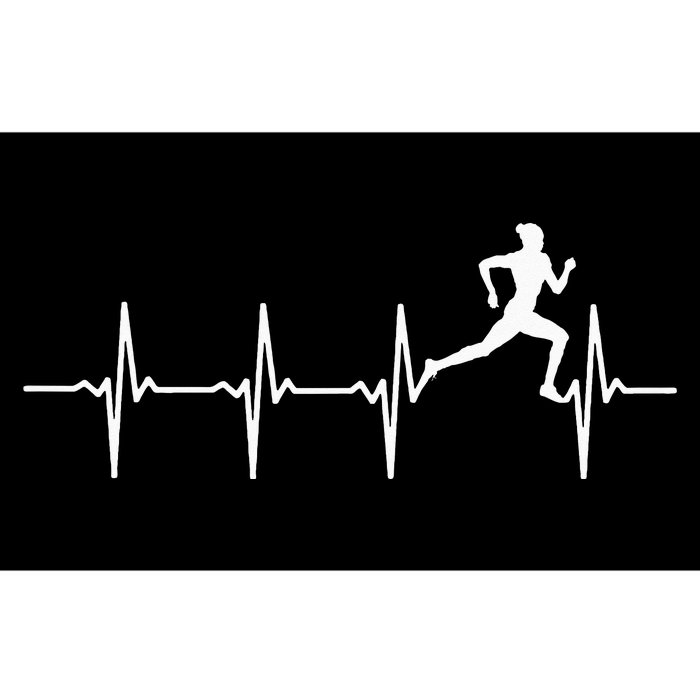 Running heartbeat for runners & joggers Bumper Sticker