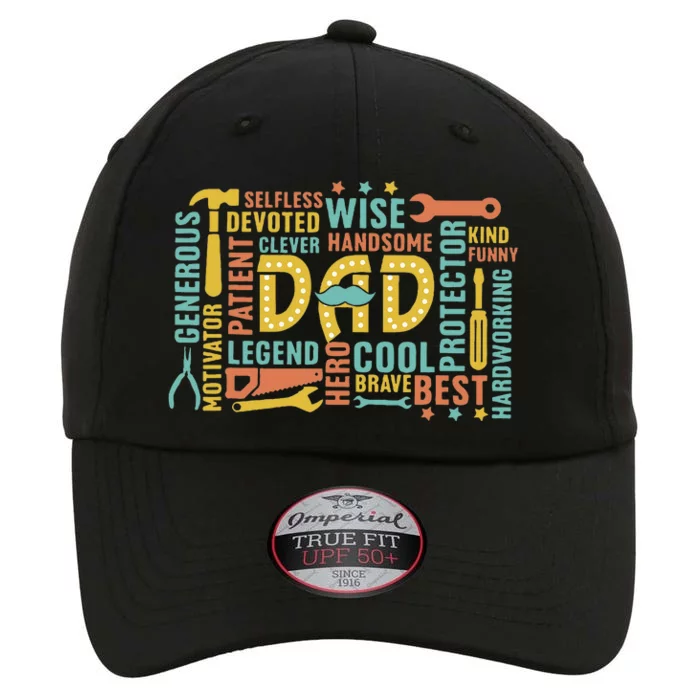 Retro Happy FatherS Day Dad Tools Best Dad Ever The Original Performance Cap