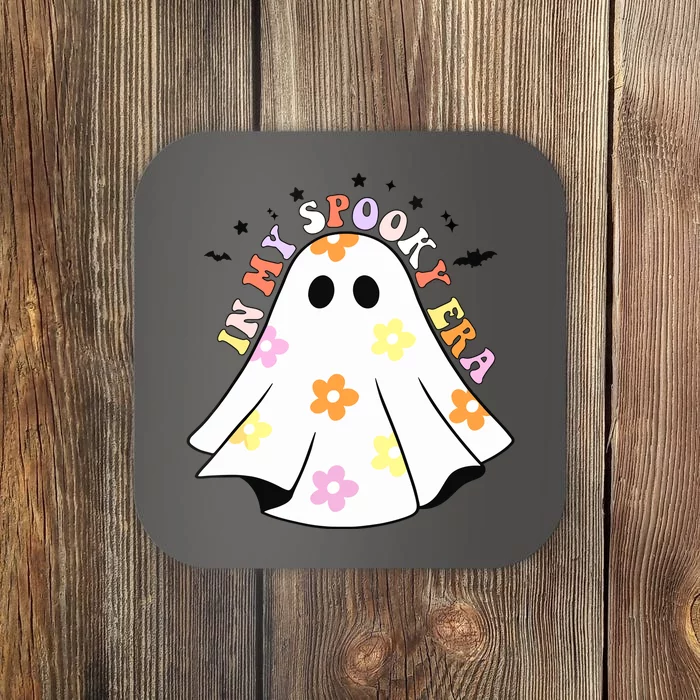 Retro Halloween Funny Ghost In My Spooky Era Spooky Season Gift Coaster