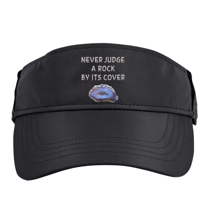 Rock Hound Geode Geology For Rock Collector Adult Drive Performance Visor