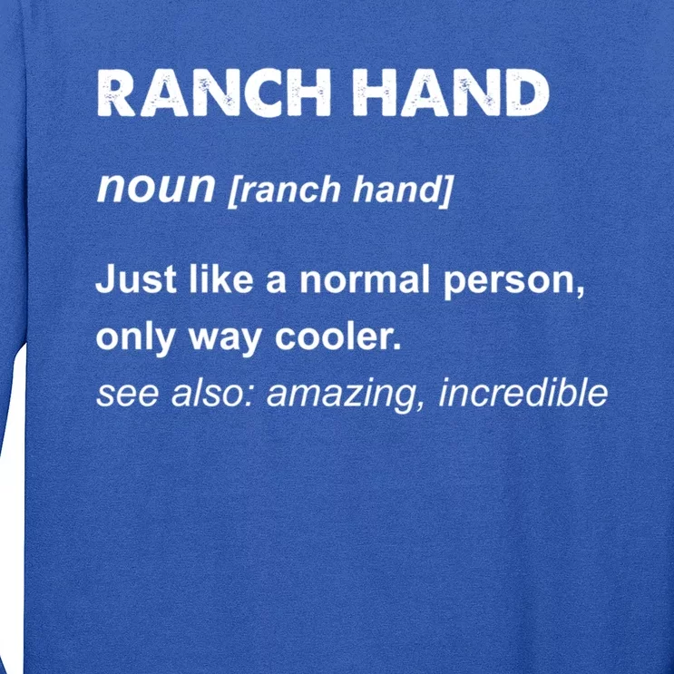 Ranch Hand Gift Long Sleeve Shirt