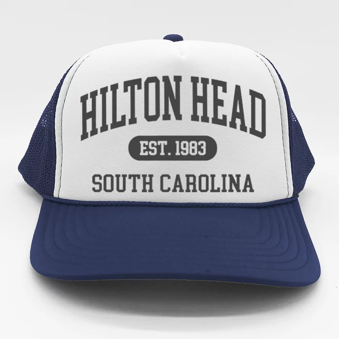 Retro Hilton Head Souvenir South Carolina Vintage Trucker Hat