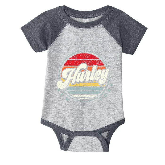 Retro Hurley Home State Cool 70s Style Sunset Infant Baby Jersey Bodysuit