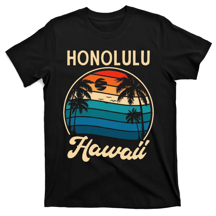 Retro Honolulu Hawaii T-Shirt