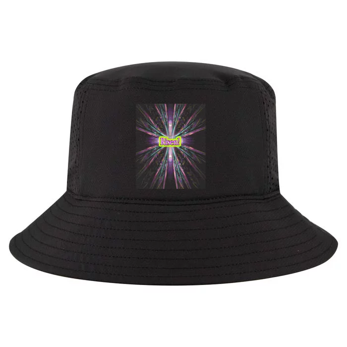 Risen He has Risen Easter Jesus Christ Cross Cool Comfort Performance Bucket Hat