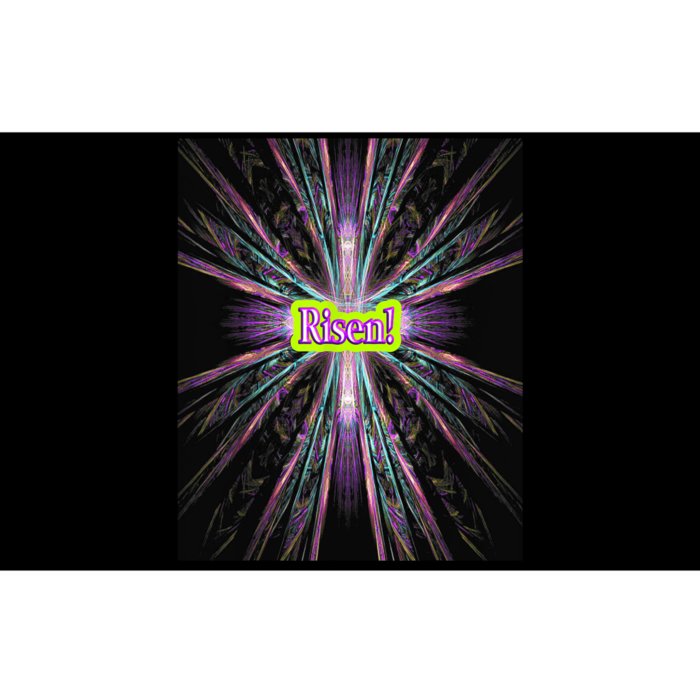 Risen He has Risen Easter Jesus Christ Cross Bumper Sticker