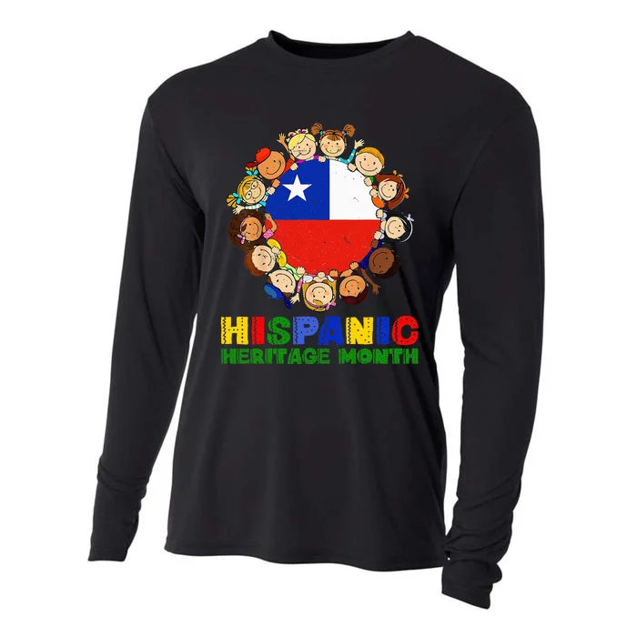 retro Hispanic Heritage Month Chile Cooling Performance Long Sleeve Crew