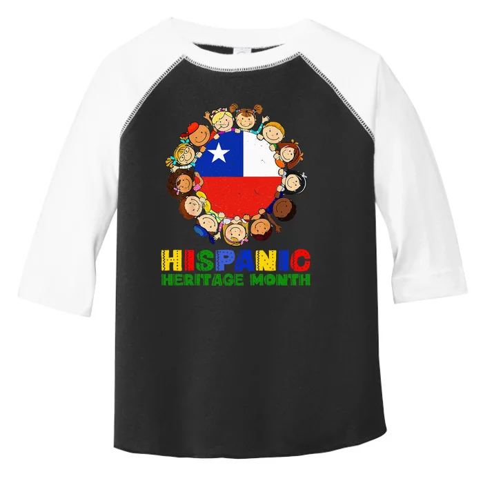 retro Hispanic Heritage Month Chile Toddler Fine Jersey T-Shirt